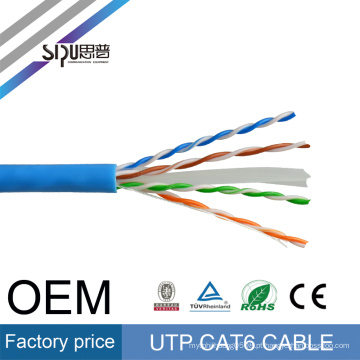 SIPU computador tipos de comunicação 305m 4 par utp cat6 23awg cabo de rede ethernet